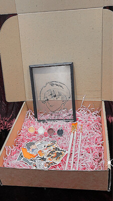 Levi Ackermen - Attack on titan Glass painting kit