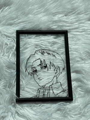 Levi Ackermen - Attack on titan Glass painting kit