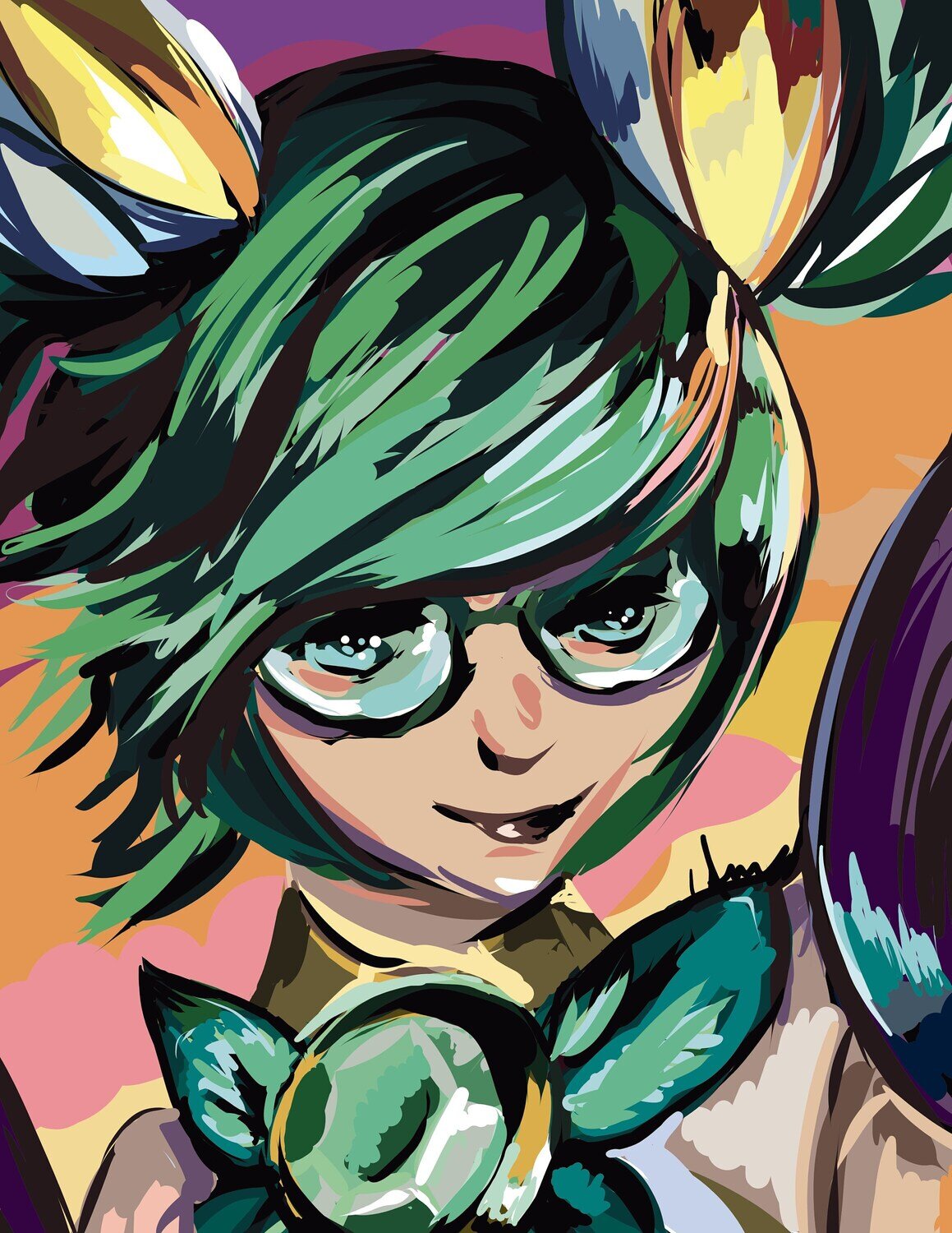 Star Guardian Sona League of Legends Fan Art Poster Sona poster Arcane fan art Sona fanart Sona from Arcane fan art cool Sona