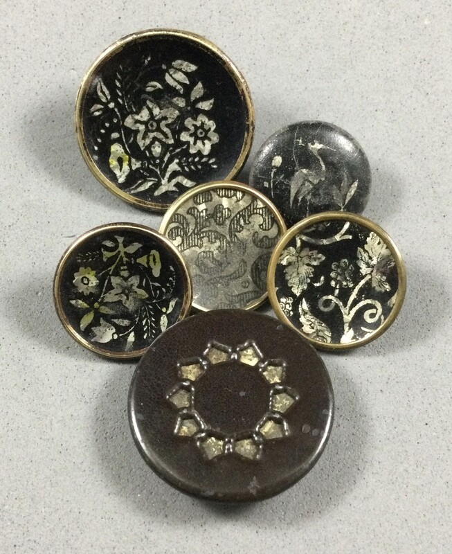 Group of Six Crystallized Tin