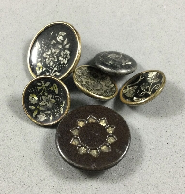 Group of Six Crystallized Tin