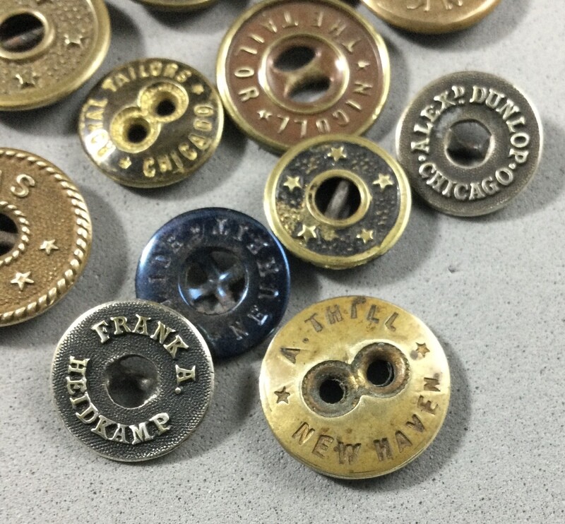 Group of 11 Pants Buttons