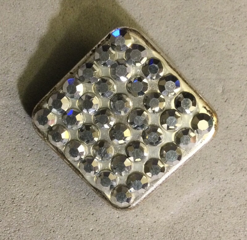 Six Rhinestone Buttons