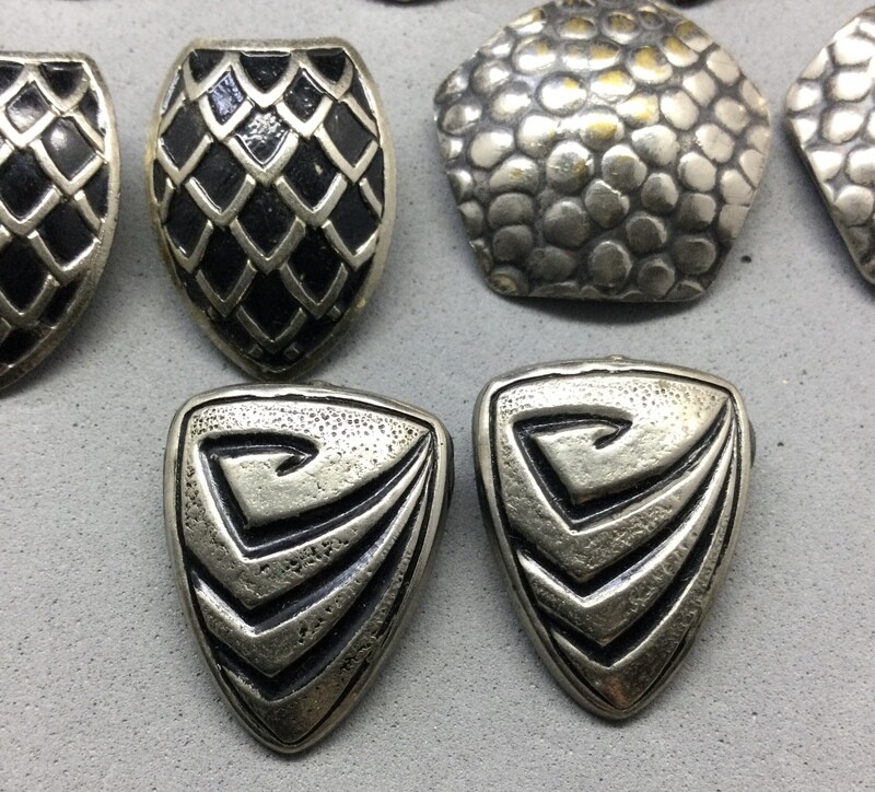 Five Pairs of Shoe Button Covers