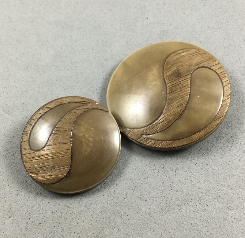 Celluloid and Wood Veneer Mother/Daughter Monads