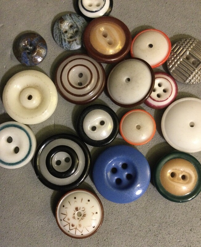 Eighteen China Buttons