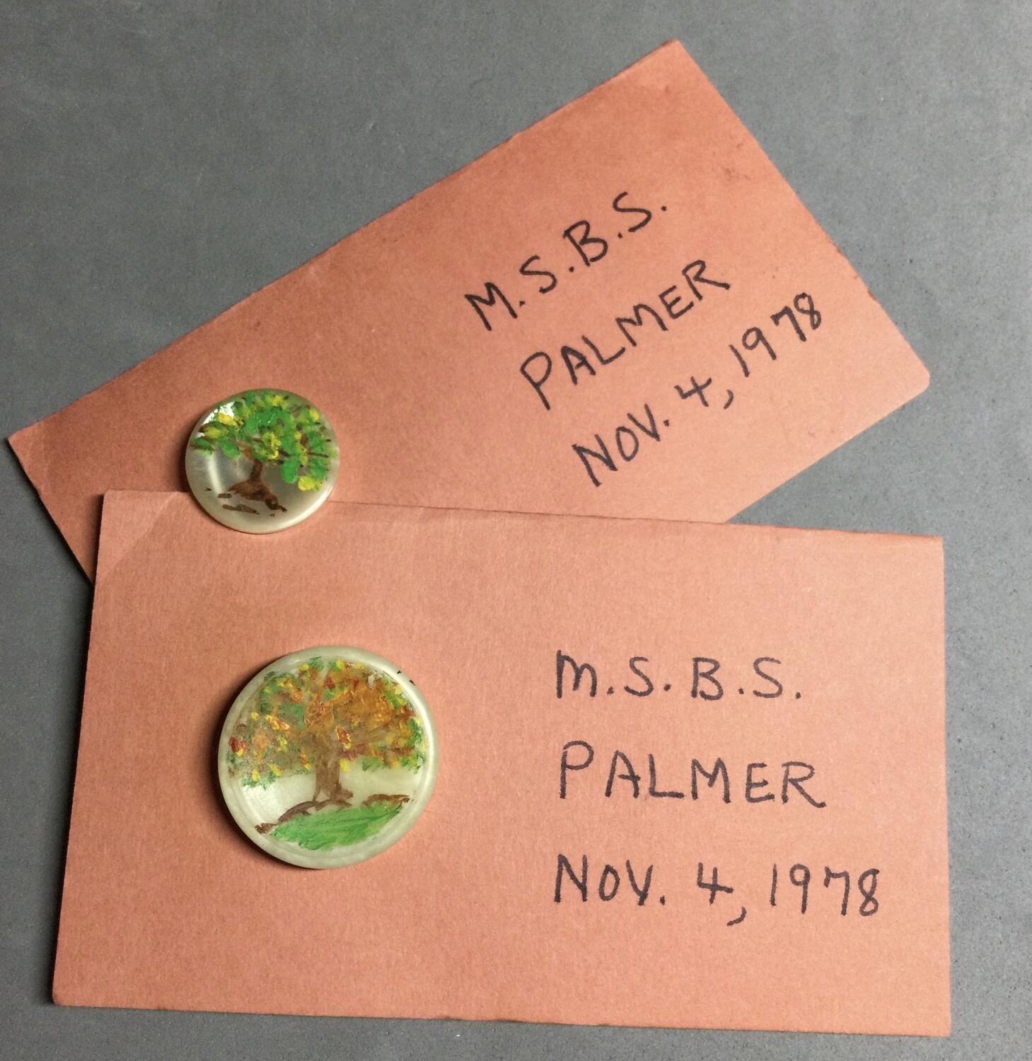 MASSACHUSETTS STATE BUTTON SOCIETY 1978 Favor Buttons