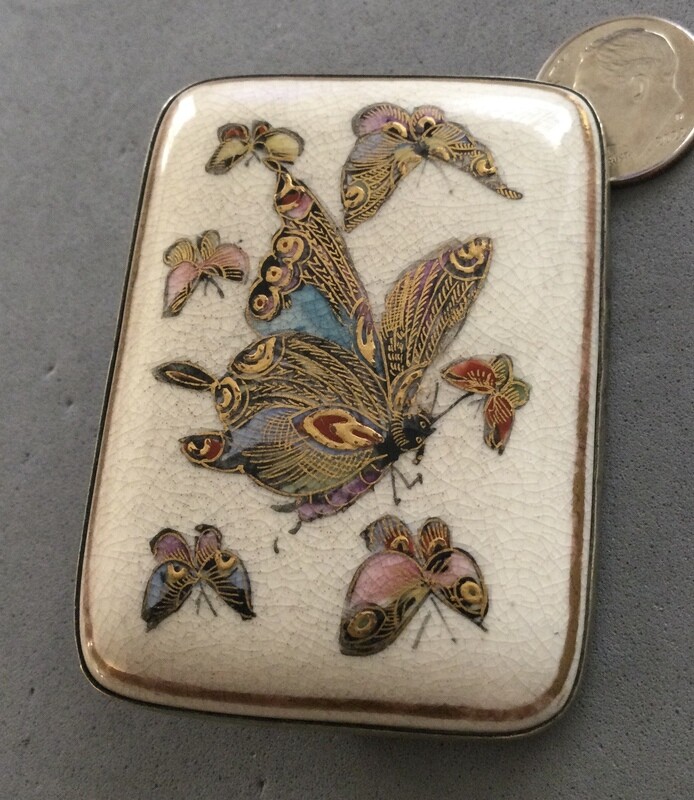 Satsuma Buckle turned into Brooch
