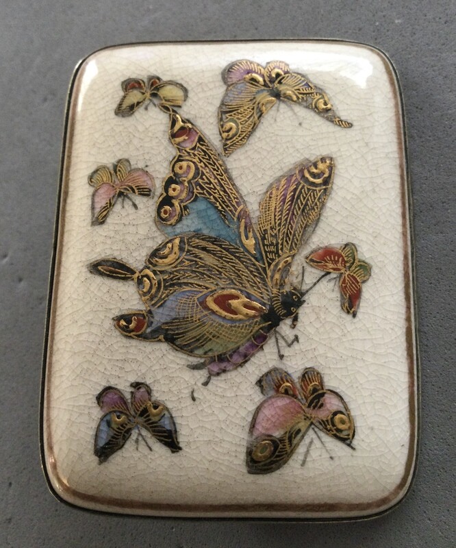 Satsuma Buckle turned into Brooch