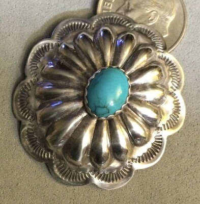 Native American Silver with Turquoise, Large