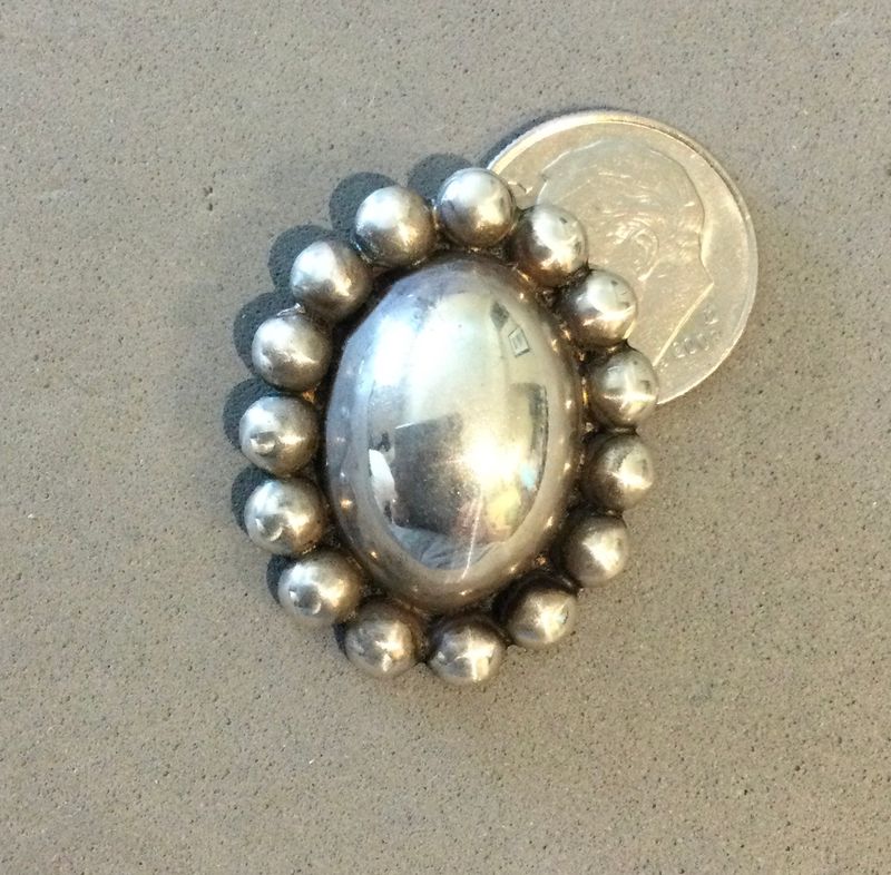 MEXICAN SILVER Oval, Medium