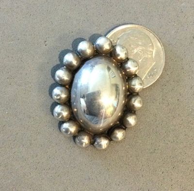 MEXICAN SILVER Oval, Medium