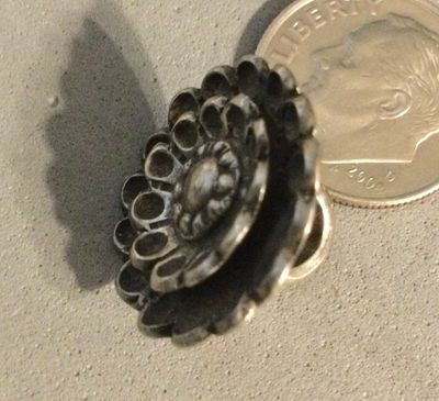 SILVER FLOWER from INDIA, Medium