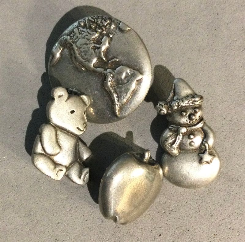 FOUR DANFORTH PEWTER