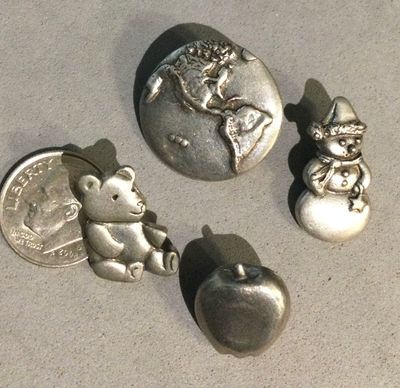 FOUR DANFORTH PEWTER