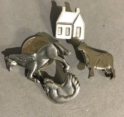FOUR MAIDEN VERMONT ( DANFORTH PEWTER)
