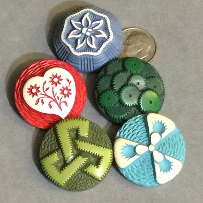 Five Buff Celluloid