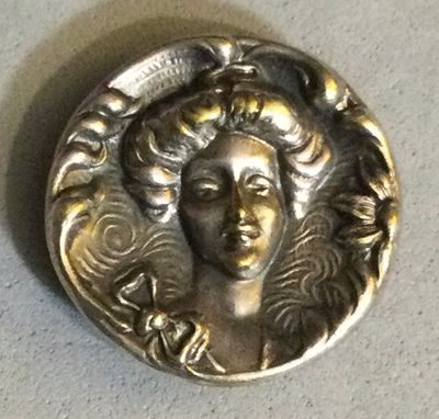 Art Nouveau style white metal, Medium