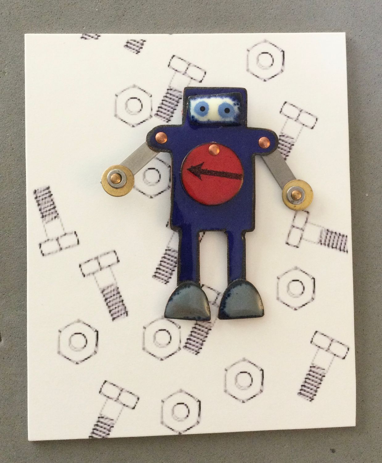 JANET WHITE ENAMEL ON COPPER, MECHANICAL