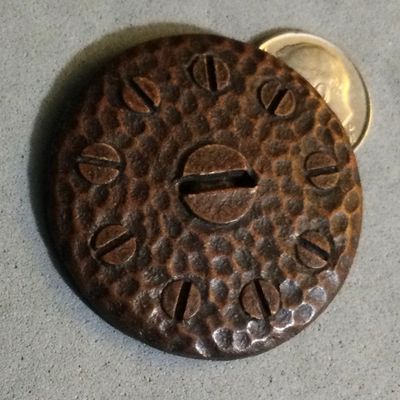 BURWOOD with SCREW HEAD MOTIF,  LARGE