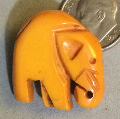 REALISTIC BAKELITE ELEPHANT,, MEDIUM