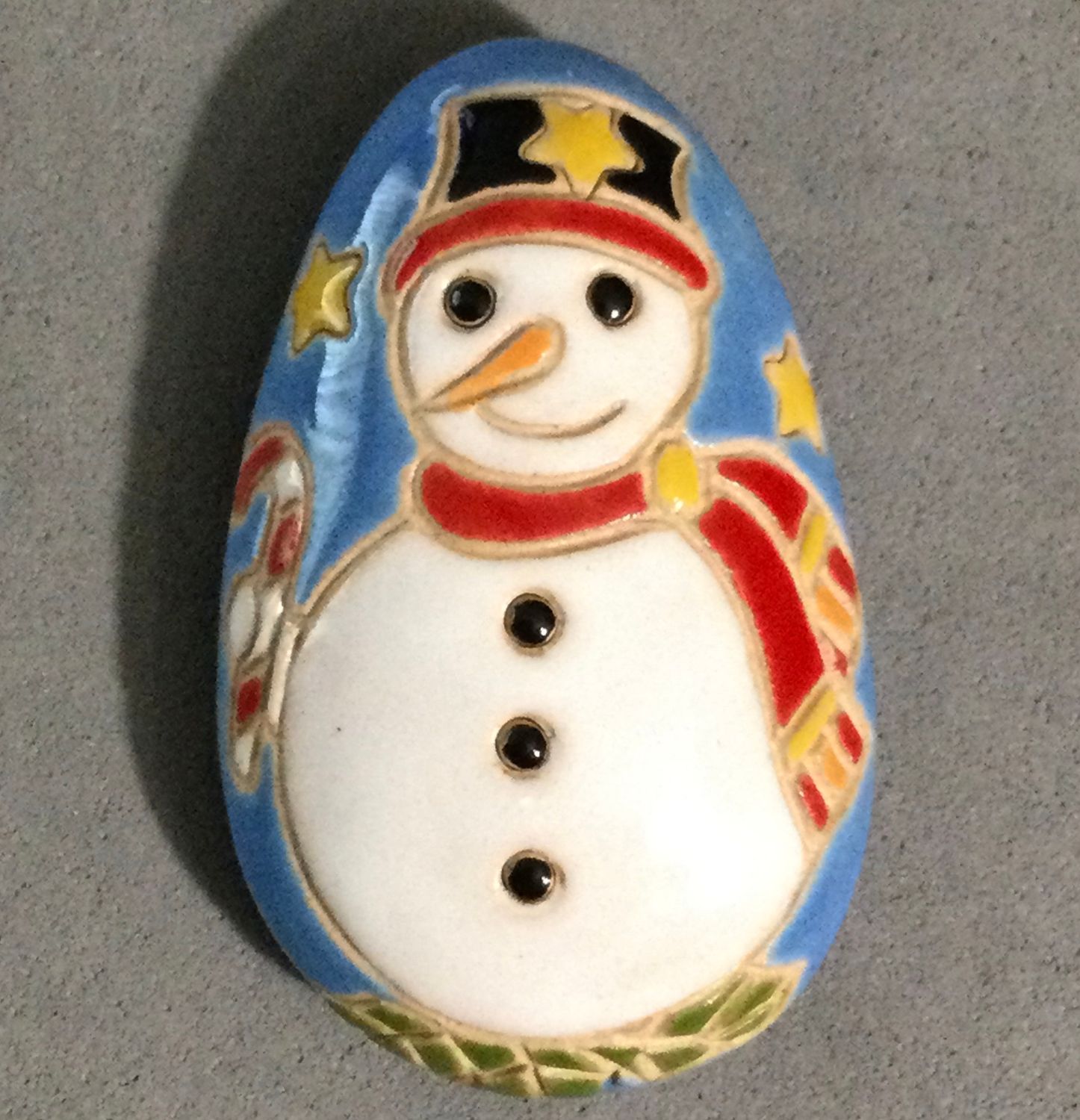 GOLEM DESIGN STUDIO “Snowman with Candycane”