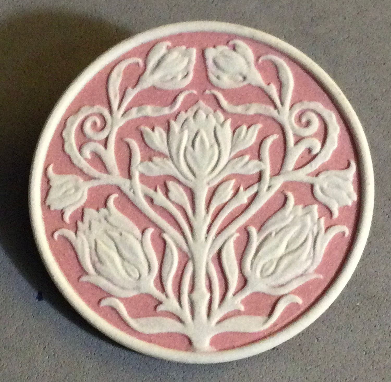 GOLEM DESIGN STUDIO “NARVAL ART “ Jasperware “Ornamental Tulips”