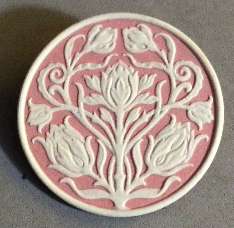 GOLEM DESIGN STUDIO “NARVAL ART “ Jasperware “Ornamental Tulips”