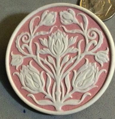 GOLEM DESIGN STUDIO “NARVAL ART “ Jasperware “Ornamental Tulips”