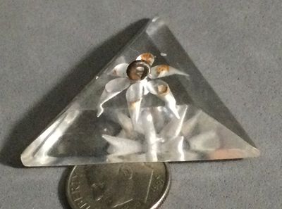 Lucite Triangle, Large