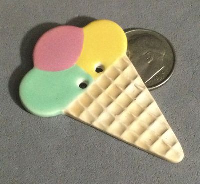 Ceramic Ice Cream Cone, Large