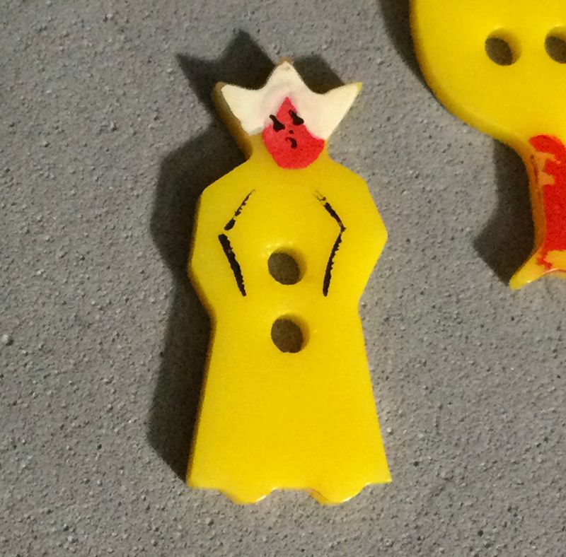 Set of 5 Vintage Plastic Dutch Symbols