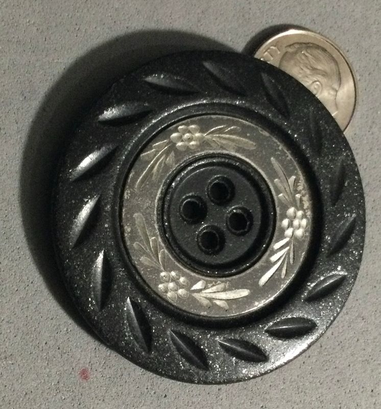 COMPOSITION &amp; PEWTER with SILVER GLITTER, LARGE