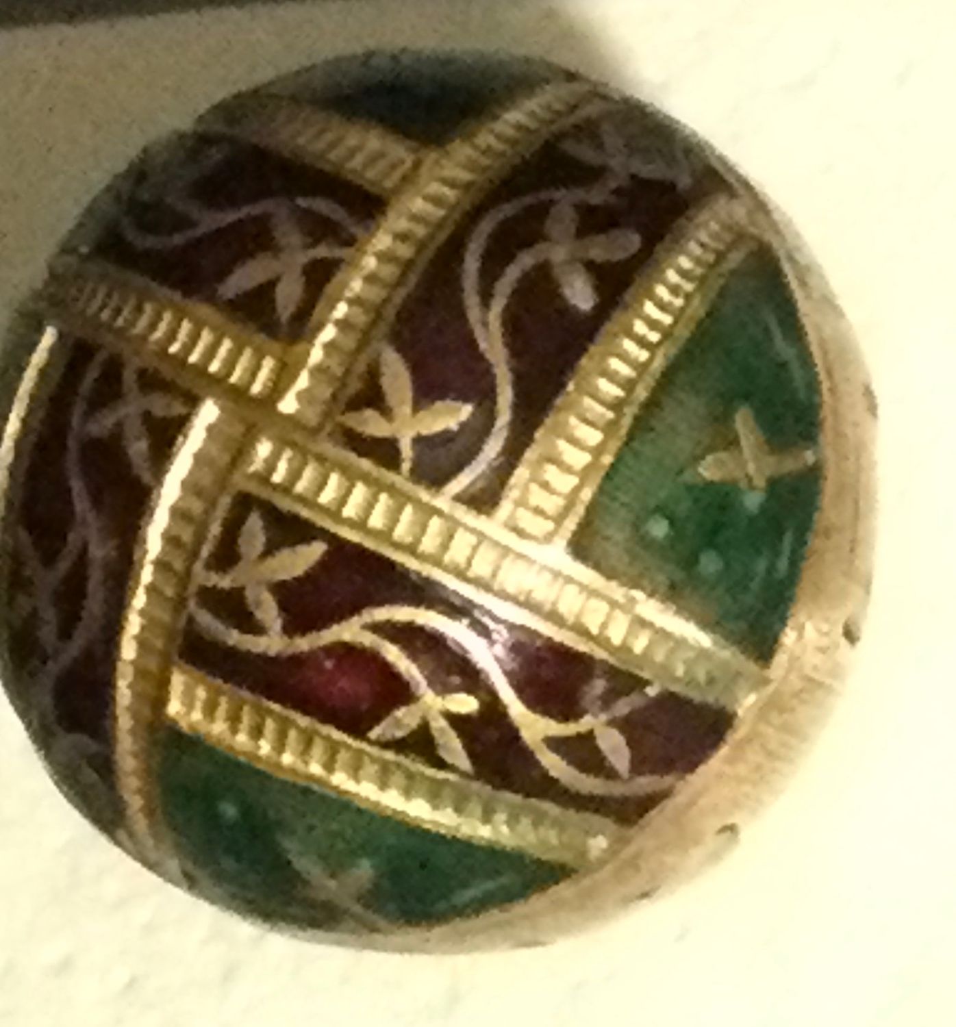CHAMPLEVE ENAMEL BALL
