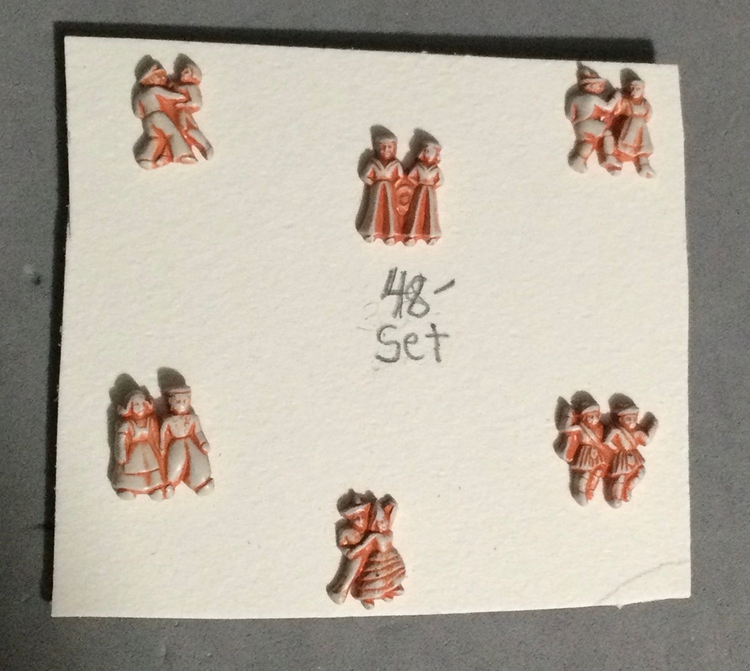 SET OF SIX DANCERS FROM FOREIGN LANDS