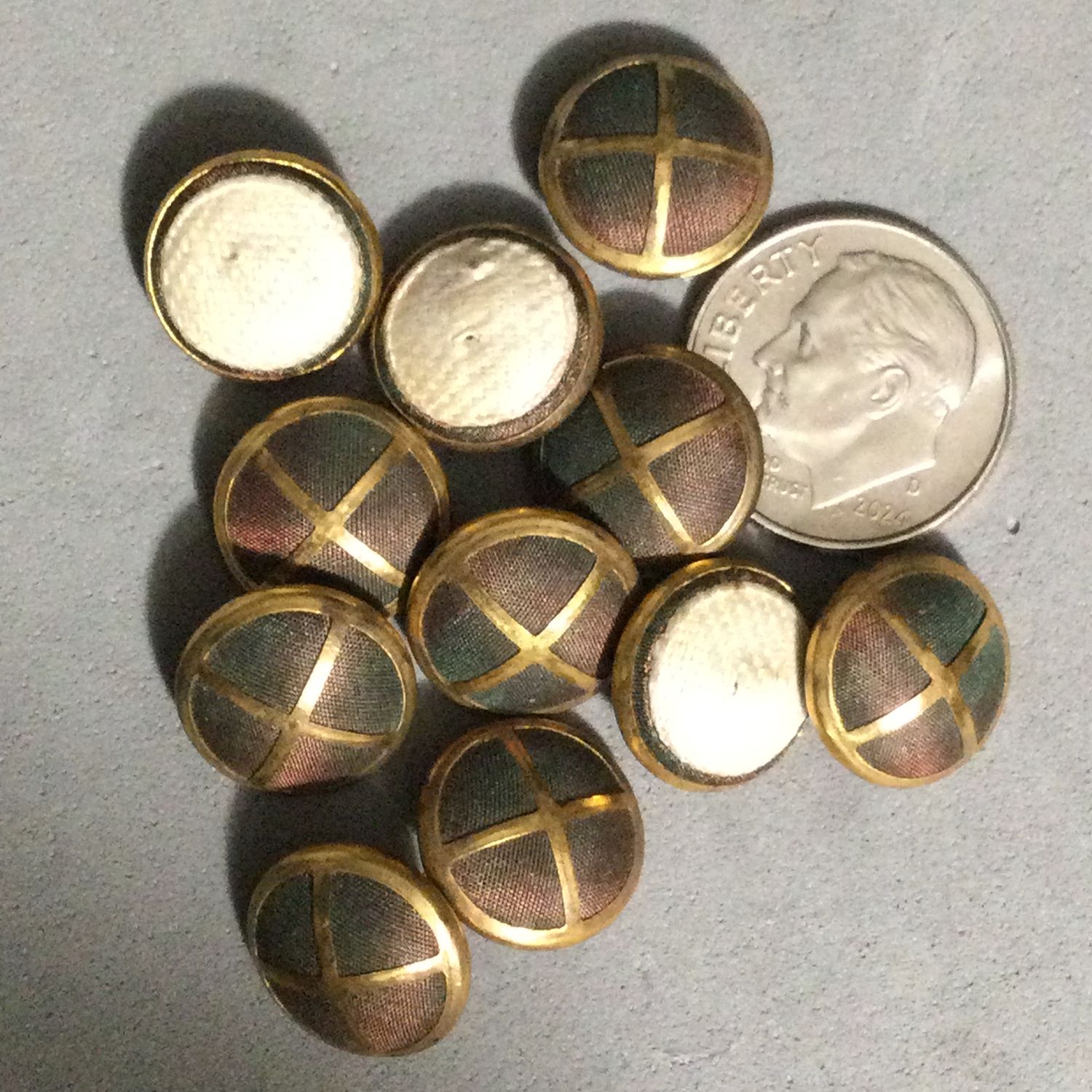 BRASS-BOUND FABRIC with PADBACK