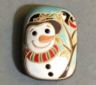 GOLEM DESIGN STUDIO Snowman with Bird