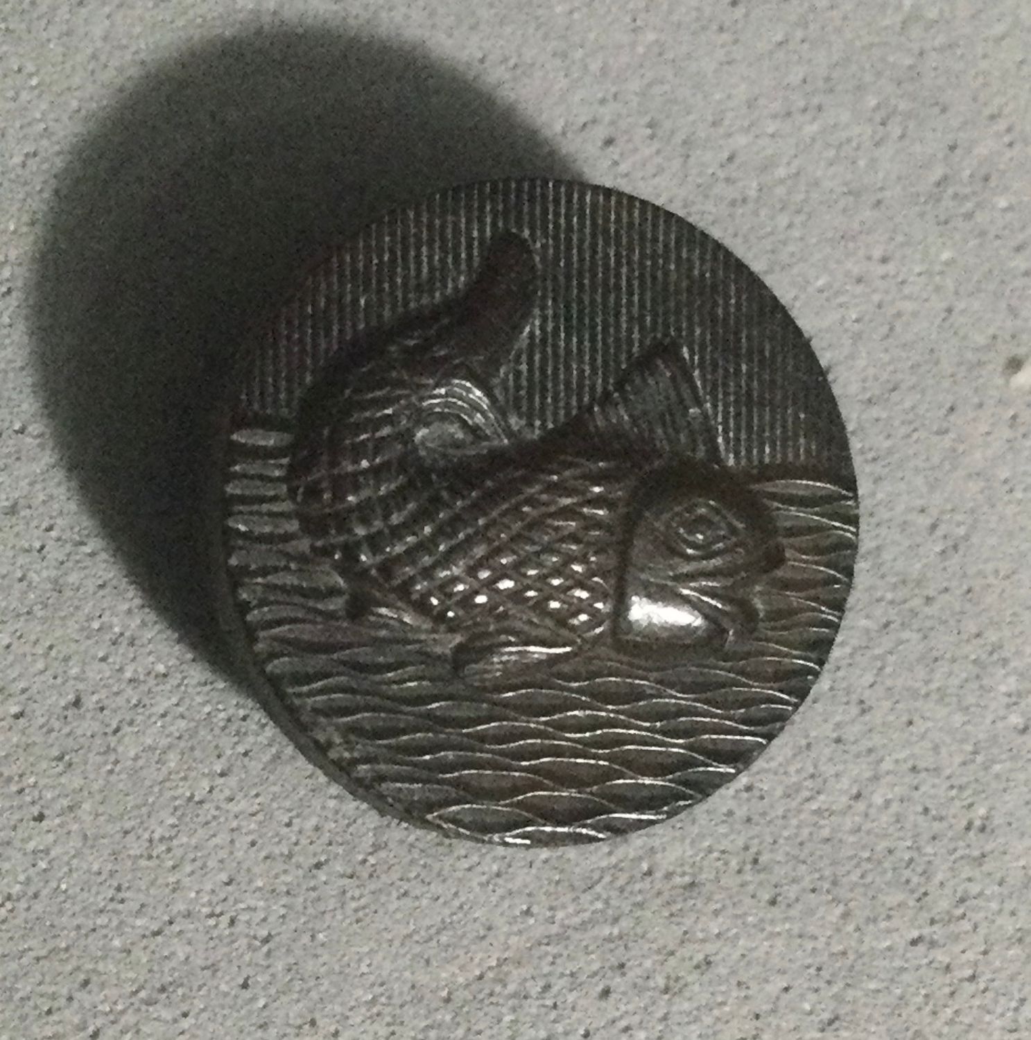Fish!  Molded horn, small