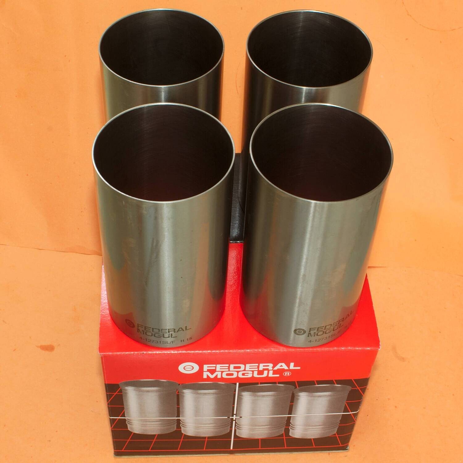 Federal Mogul Cylinder Liner Sleeve Set Fits Mitsubishi 4D55 4D55T 4D56 4D56T 4D56U Hyundai H100 Starex (Non-CRDI)