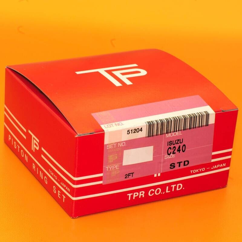 TP Piston Ring Set Fits Isuzu C240 4 Grooves