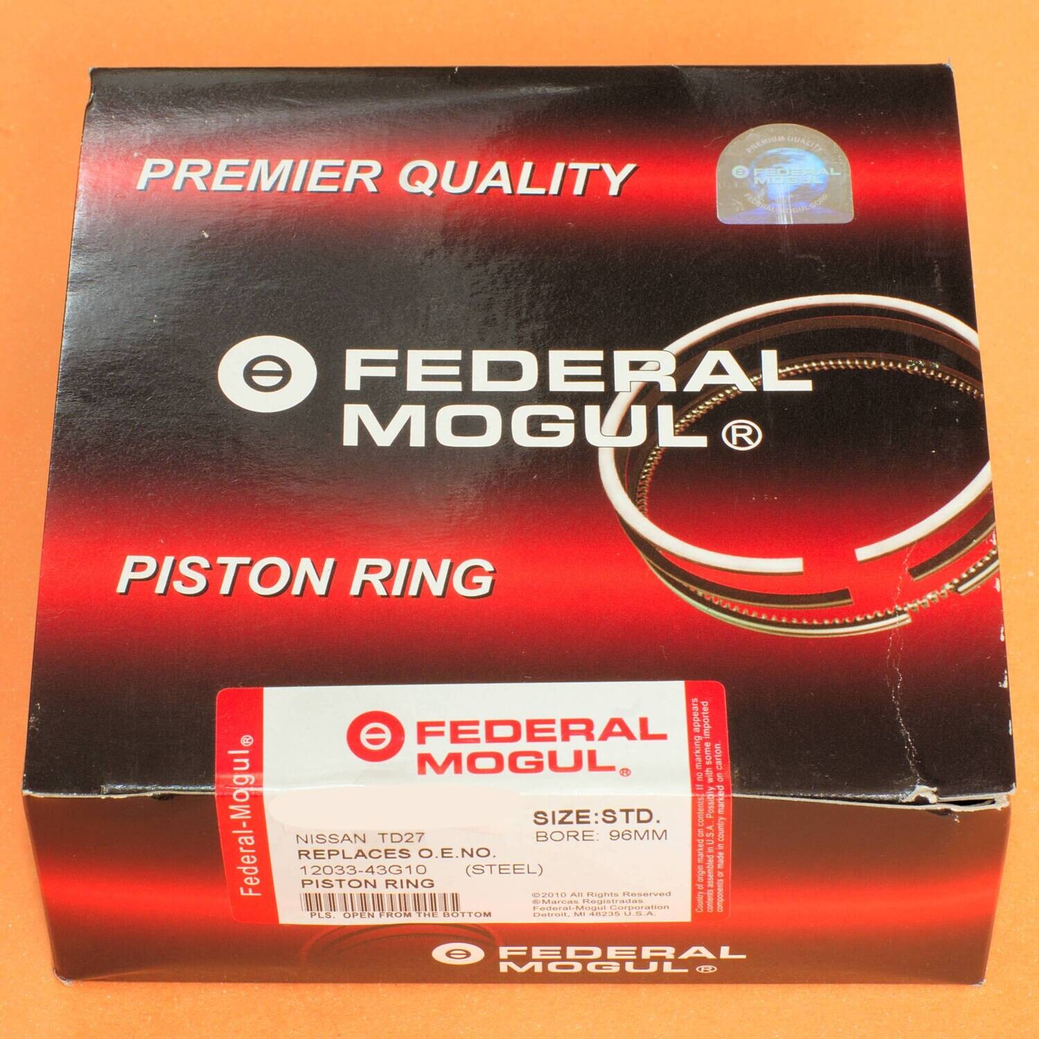 Federal Mogul Piston Ring Set Fits Nissan TD27 TD27T Part Number 12033-43G10