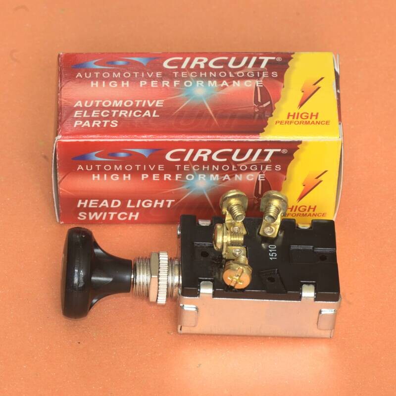 Head Light Push Pull Switch for Trucks Cars Golf Carts Forklifts 2 Pull High Low