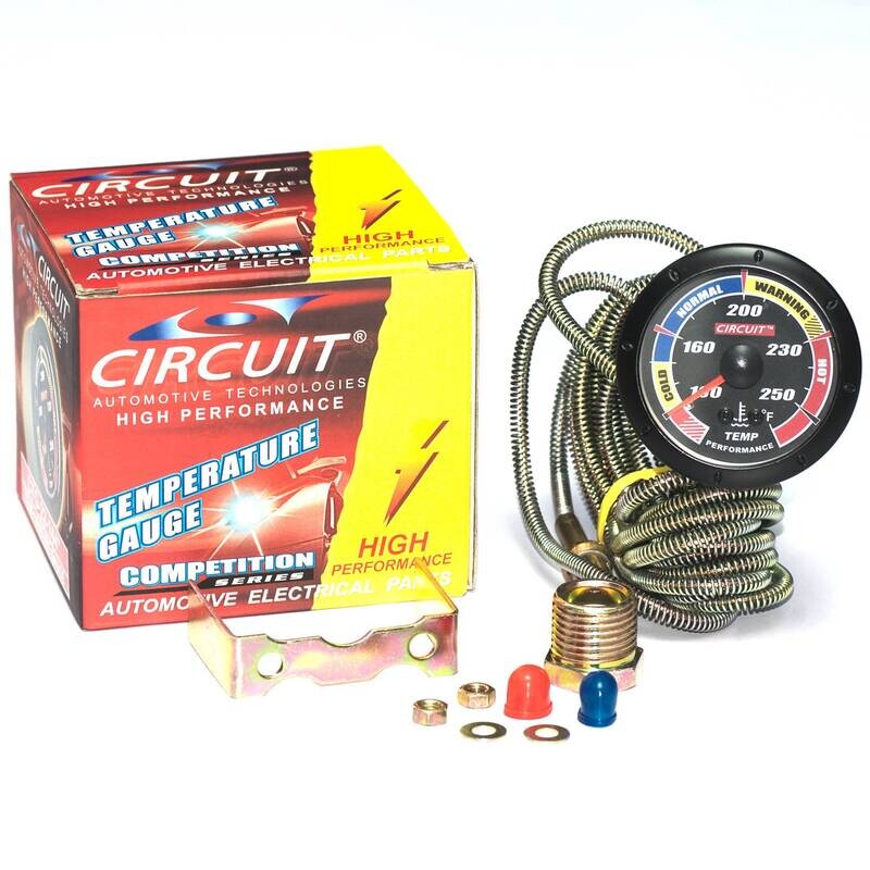 Universal Water Temperature Gauge Mechanical Type 144 Inches