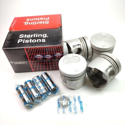 Federal Mogul Piston Set Fits Mitsubishi L200 Triton Strada Sportero K74T 4D56T