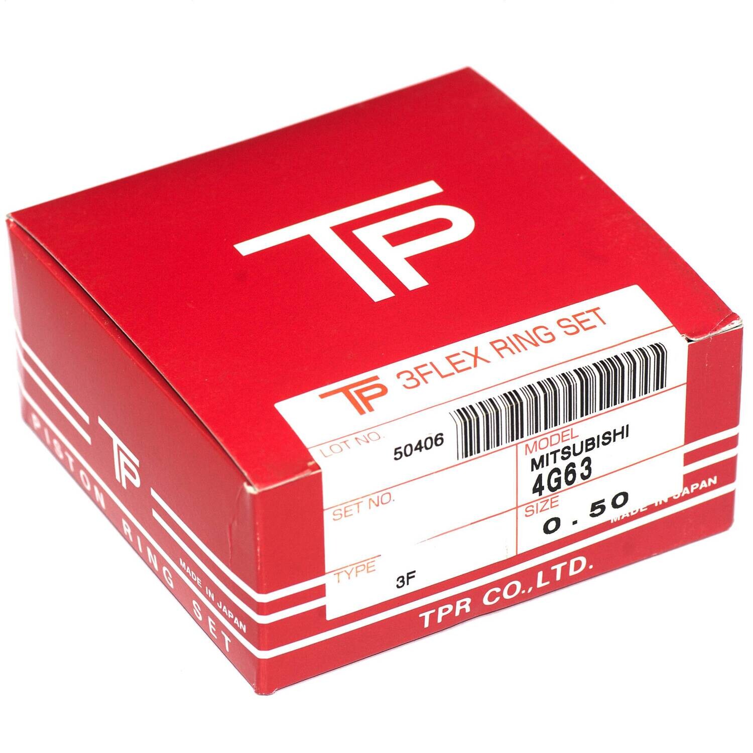 TP Piston Ring Set .50 mm Oversize Fits Mitsubishi 4G63
