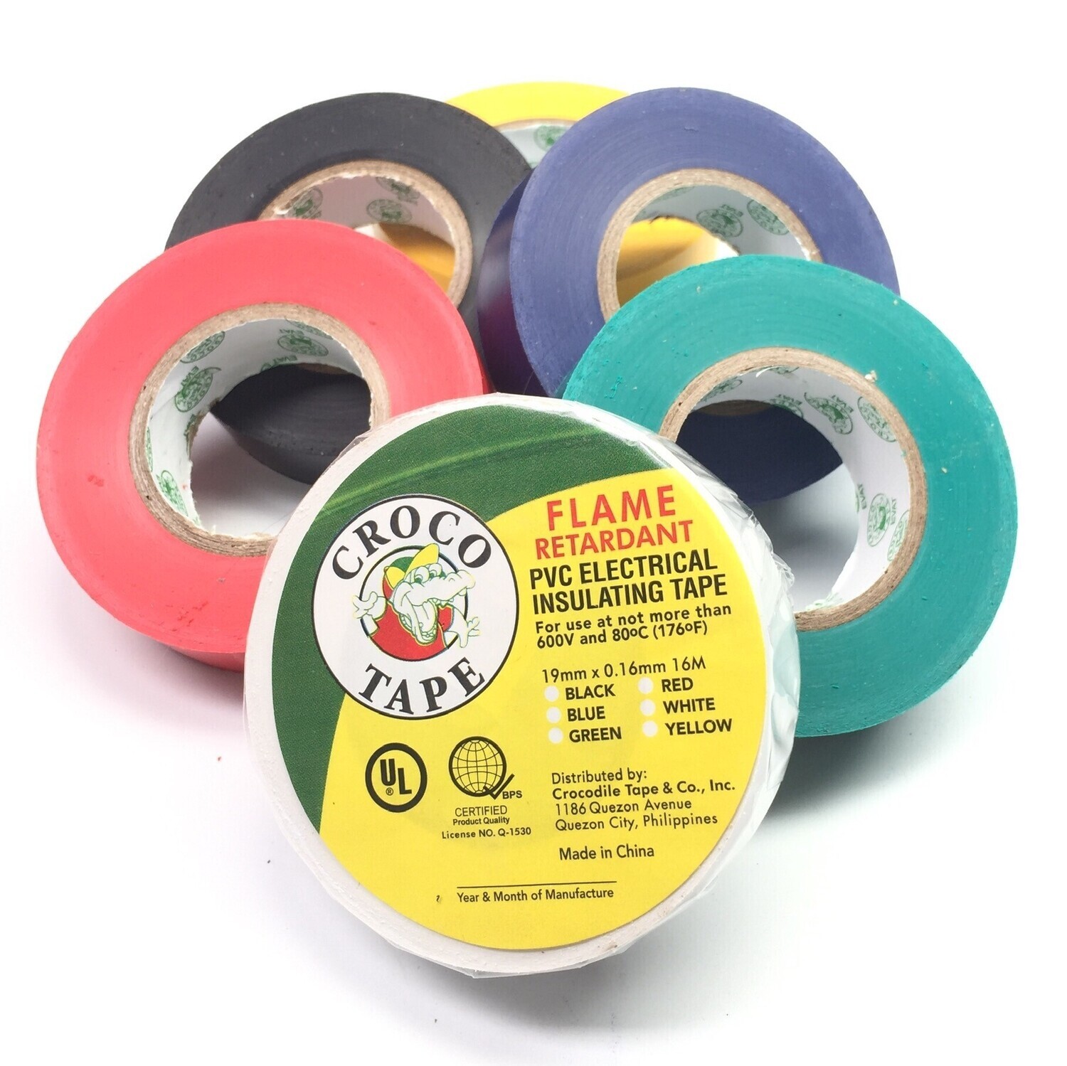 Croco Tape PVC Electrical Insulating Tape 16 Meters Fits Cars, Trucks, Motorcycles