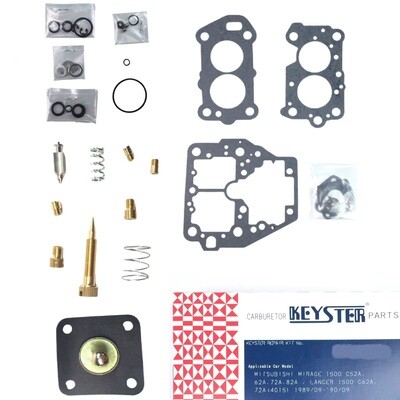 Keyster Carburetor Repair Kit Fits Mitsubishi Lancer 4G13 4G15 (Diaphragm Type)