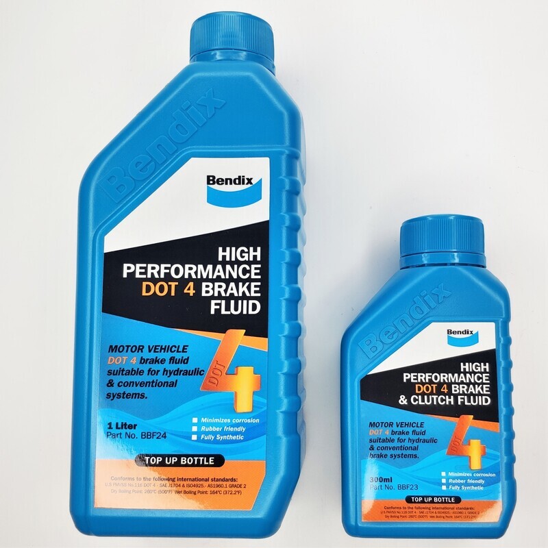 Bendix DOT 4 Brake and Clutch Fluid Fits Car Truck Motorcycle