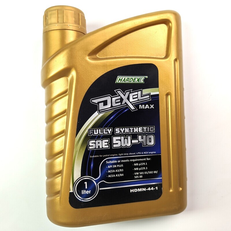 HARDEX Dexel Max SAE 5W-40 Fully Synthetic Gasoline and Diesel Engine Oil