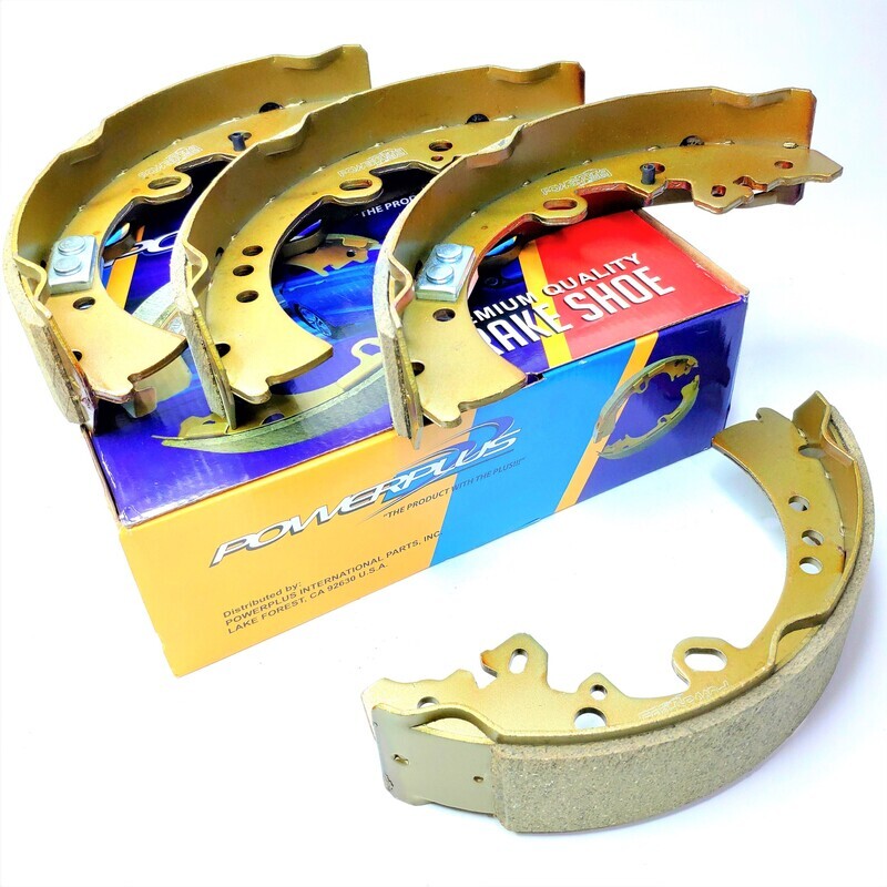 Powerplus Brake Shoe Set Fits Toyota Fortuner Hilux Hi-Lux 4x4 2005-2015
